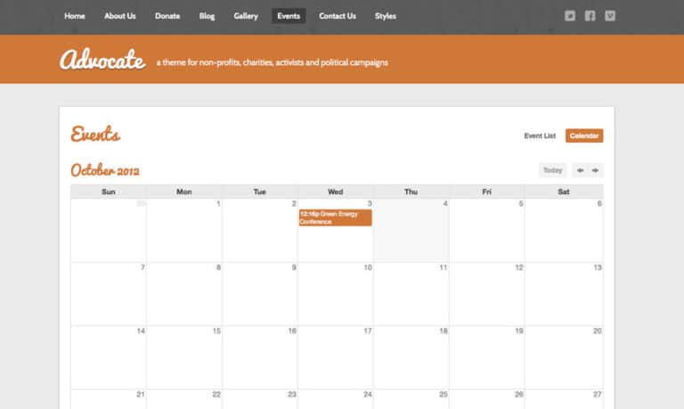 HTML Calendar Templates Word Excel Samples