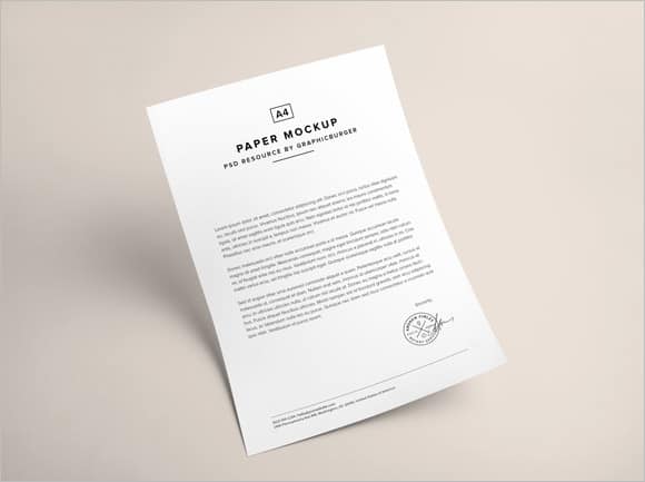 paper mockup 555