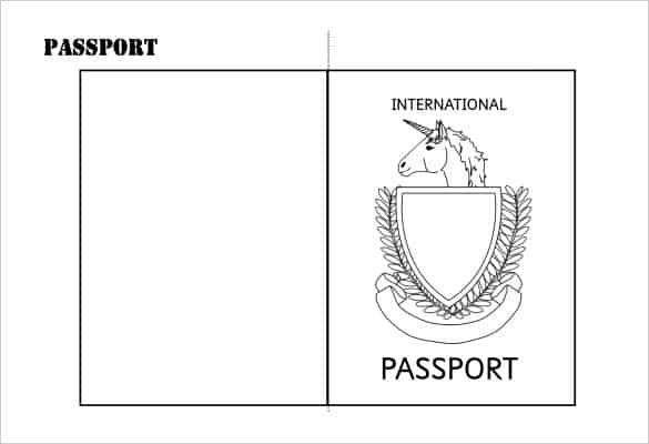 8 Passport Templates Pdf Word Word Excel Samples 8743