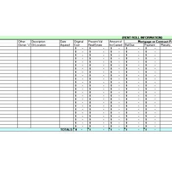 16+ Rent Roll Templates - Word Excel Samples