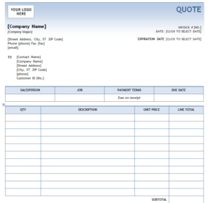 Download 22 FREE Quotation Templates [EXCEL & WORD] - Word Excel Samples