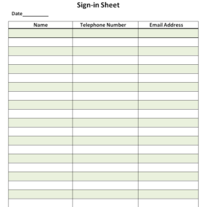 16+ Ready-to-Use Sign-In Sheet Templates in WORD - Word Excel Samples